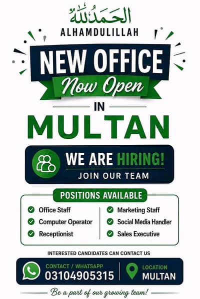 hiring maled & females