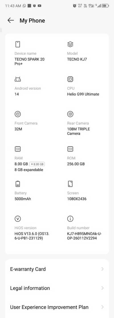Tecno Spark 20 Pro Plus