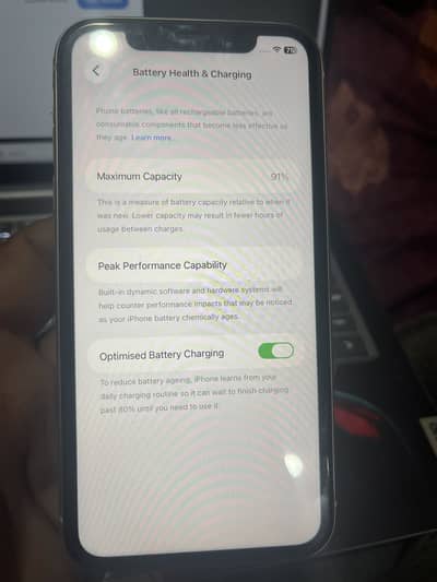 Apple iPhone 11 jv sim time available 91 battery health