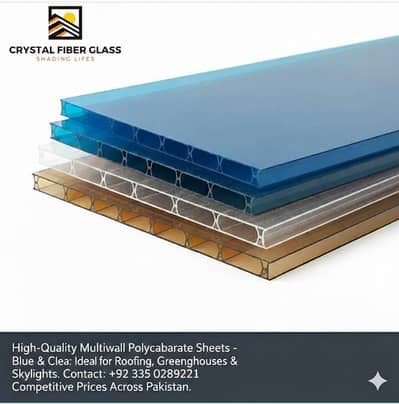 Best Polycarbonate Fiber Sheets in Karachi | Roofing, Skylight