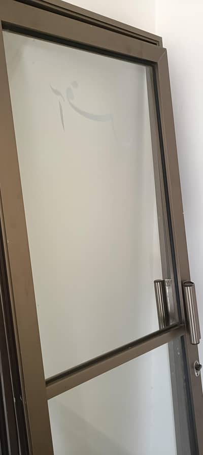 aluminium door with glass