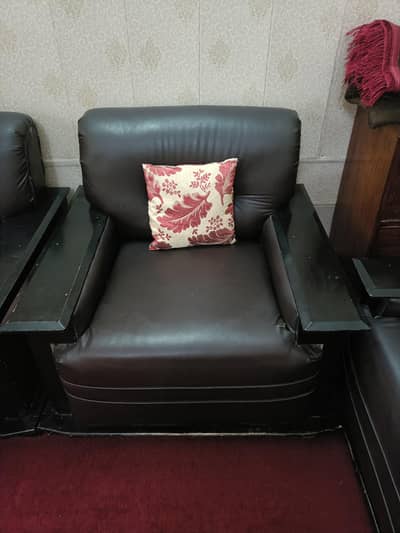Peshawary Sofa set. One three seater and two single seater