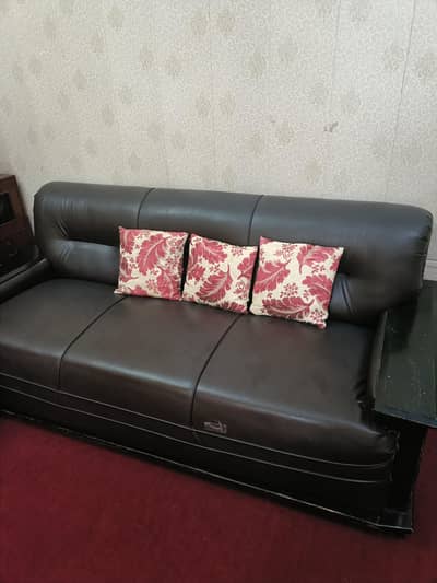 Peshawary Sofa set. One three seater and two single seater