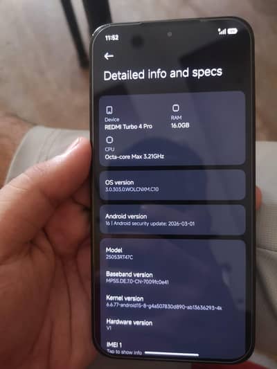 Xiaomi Redmi Turbo 4 pro