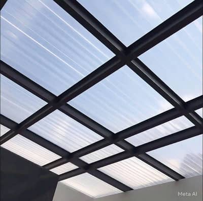 Parking shed - Fiber Glass - Fiber Sheet - Polycarbonate Solid Sheets