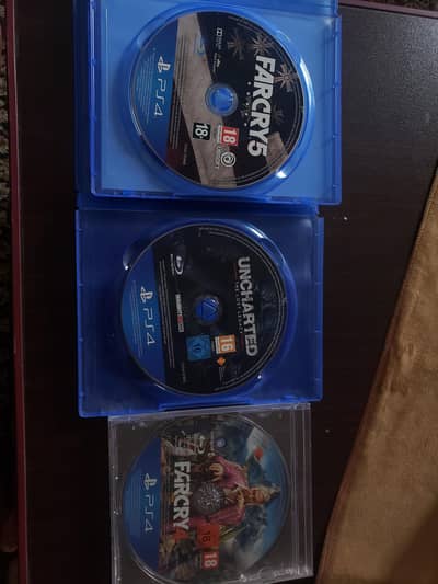 Far cry 4, Far cry 5, Uncharted lost legacy