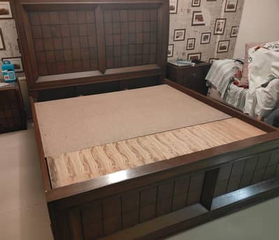 Double Bed with Side Tables & Dressing