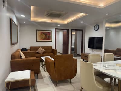 Two bed Luxury Furnished Appartment Gold Crest Mall DHA 9th floor