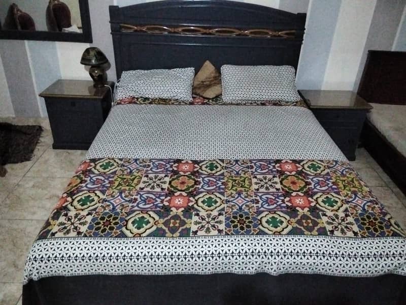 Bed with Computer Table 1
