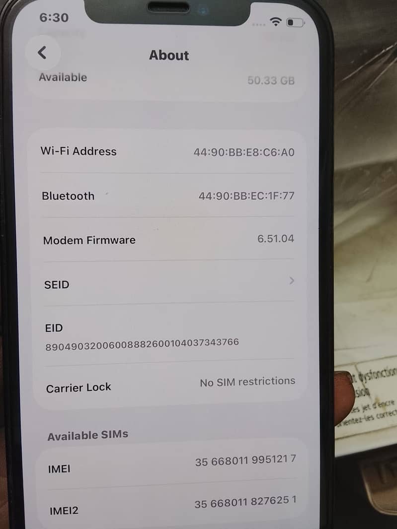 Iphone 12pro 4