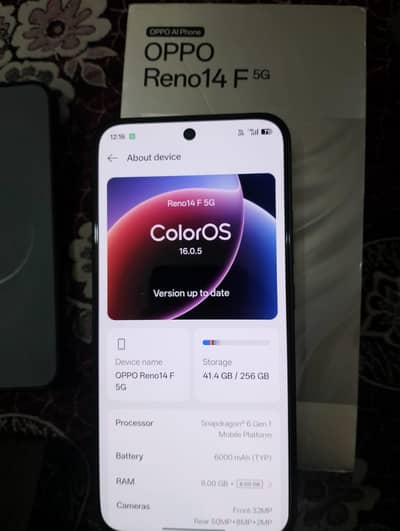 OPPO Reno 14f 5G phone