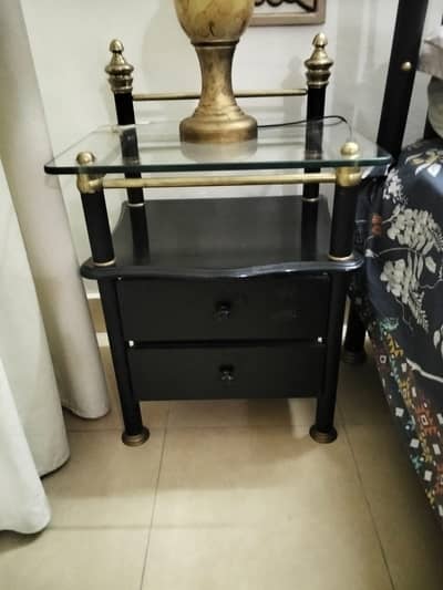Brass And Rod Iron Double Bed