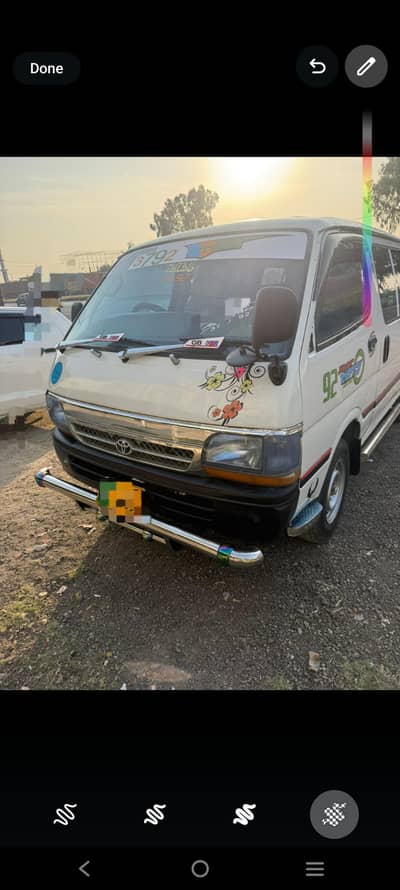 Toyota hiace van for sale good condition desil engine 03189655898jazz