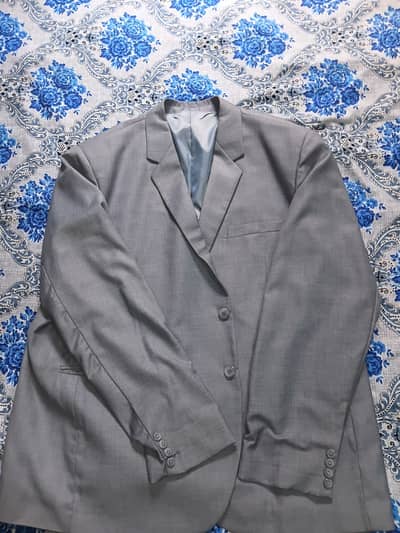 Brand New Men's Light Grey Pant Coat Suit | Trouser Waist 52 | Lahore