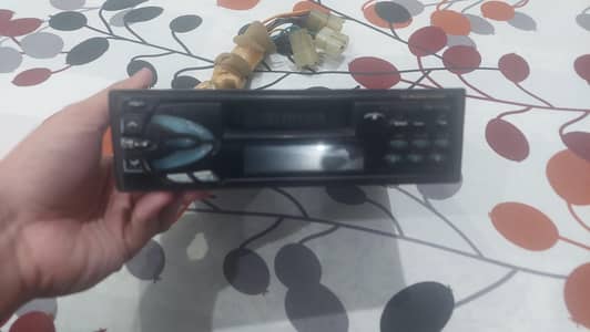 Rare indus corolla cassette player