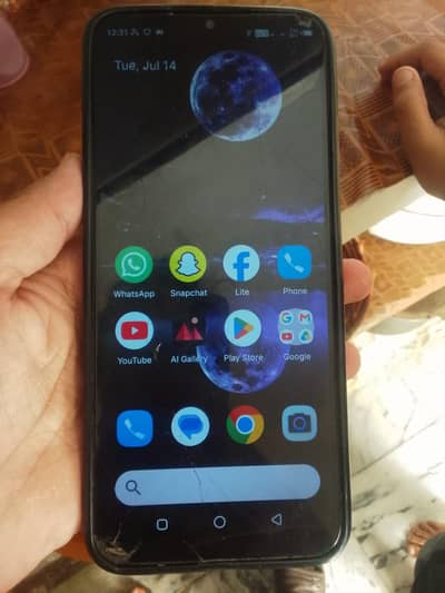 Infinix Hot 9 Play All ok ha condition B Achi ha price 8500