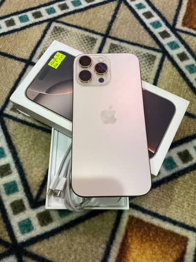 IPHONE 16 PRO MAX  DESERT TITANIUM 256GB JV
