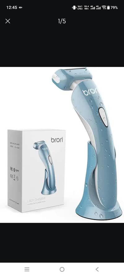BRORI ELECTRIC RAZOR FOR WOMEN