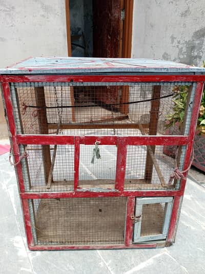 Wooden Cage For Parrots