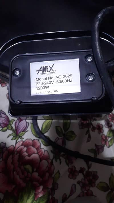 Anex Roti Maker 0*3*0*1*5*7*0*9*6*6*2