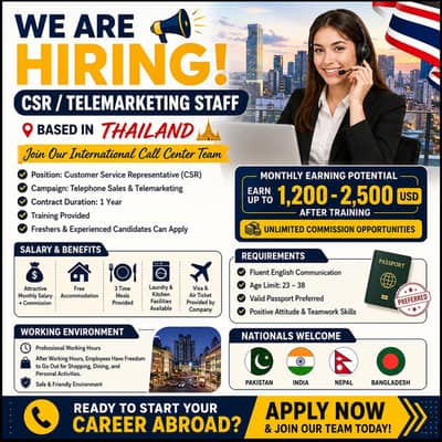 Jobs In Thailand