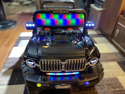 Kids Electric New Car | Led Lights |Double Battery | Baldia Town