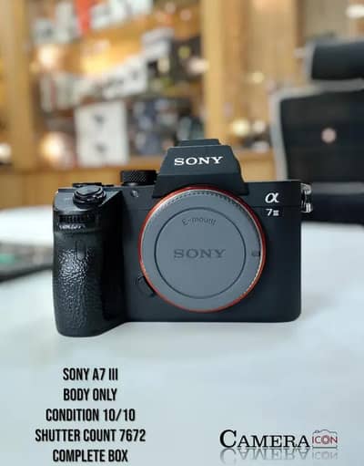 Sony A7III body