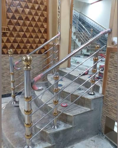 Stainless steel Safety Grill and stairs available with liber