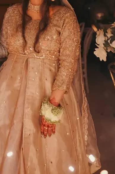 Engagement Dress - Wore once, Heavy Embroidered Maxi