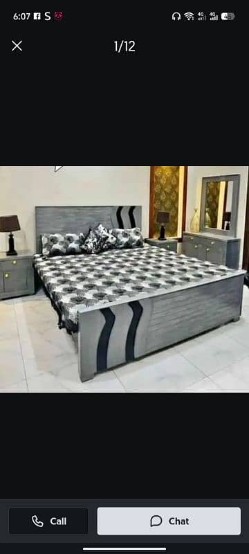 Double bed / bed set / Side Tables / Dressing Tables / bed / Furniture