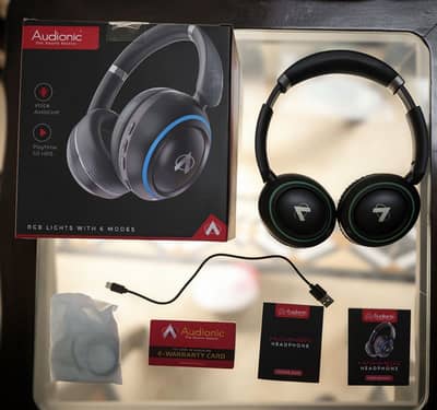 Audionic Hammar Wireless Headphones — Carbon Black (Full box+Warranty)