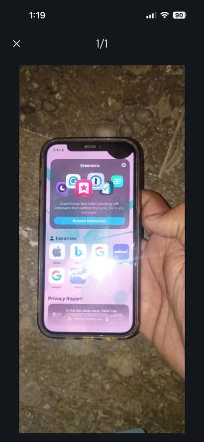 iPhone 12 Pro 128 gb PTA official Approved…