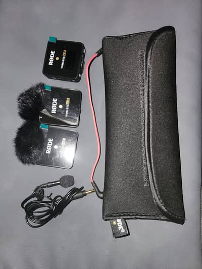 Rode Wireless Go 2 Dual Mic System + Rode Lavalier Go Microphone