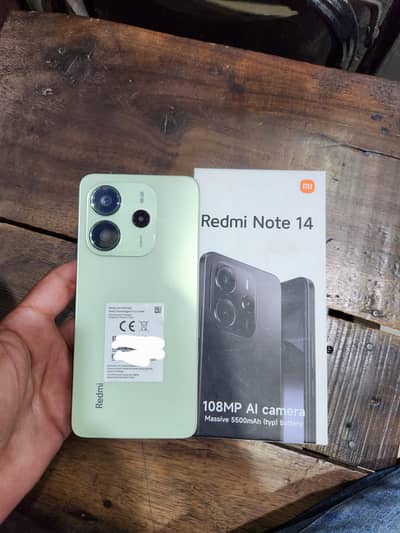 Xiaomi Redmi Note 14 (8/128gb) with box and charger