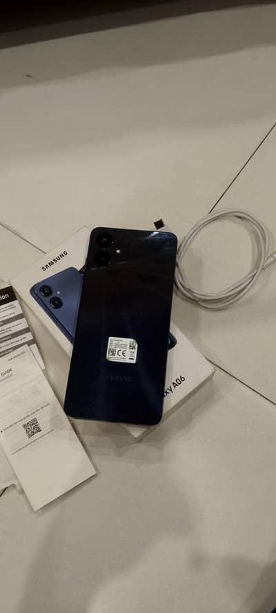 Samsung Mobile A06 With box