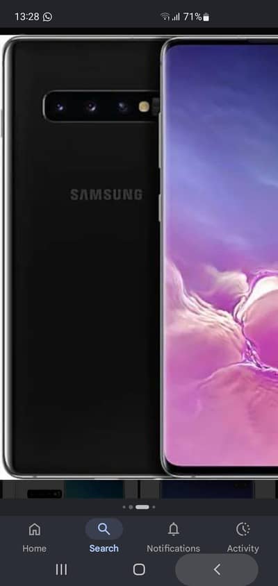 panel need for samsung  s10plus