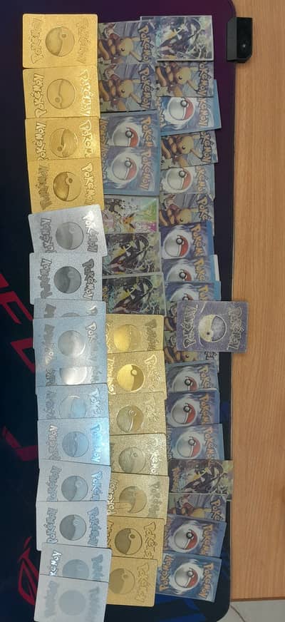 Mega 3 Type Pokémon Collection. Vintage,Silver,Golden Pokémon Cards
