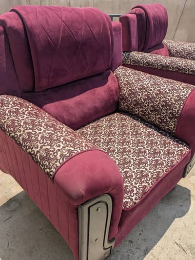 Two piece one seater sofa