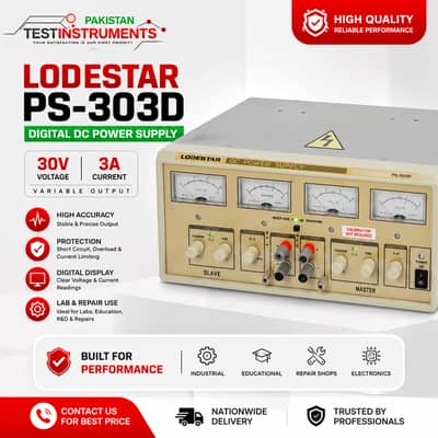 Lodestar PS-303D Digital DC Power Supply 30V 3A