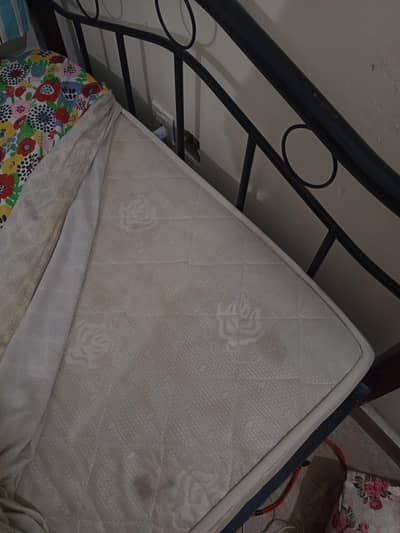 Iron Bed with medicated Mattress