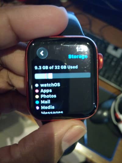 Apple Watch Series 6 |40MM |Red |Box |1 Extra Strap | Like new