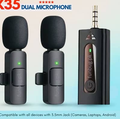 K35 Dual Wireless Microphone For Sale