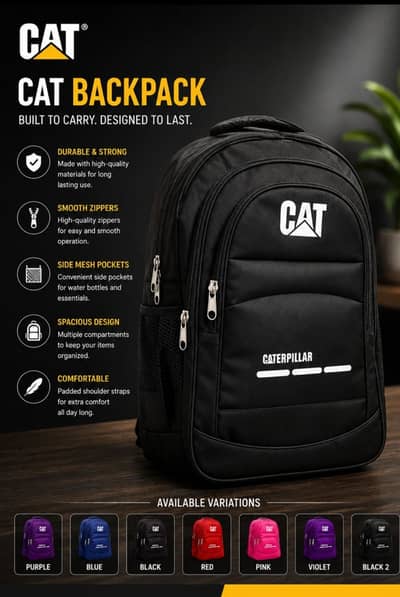 CAT Laptop Bag | Heavy Duty | Waterproof | 15.6 Inch | Rs. 2499 Only