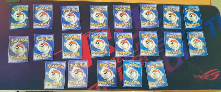 TCS Pokémon collectable playing and trading cards.