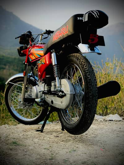 Honda 125 2026 model red colour