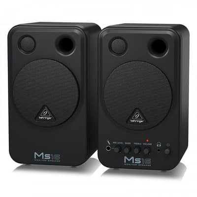 Behringer MS16 Studio Monitor Speakers - 32W Active Pair