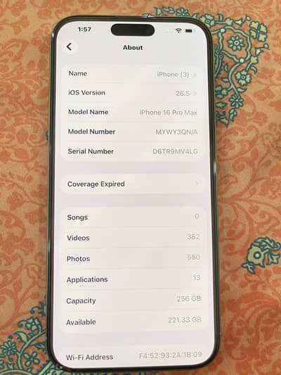 Iphone 16 pro max