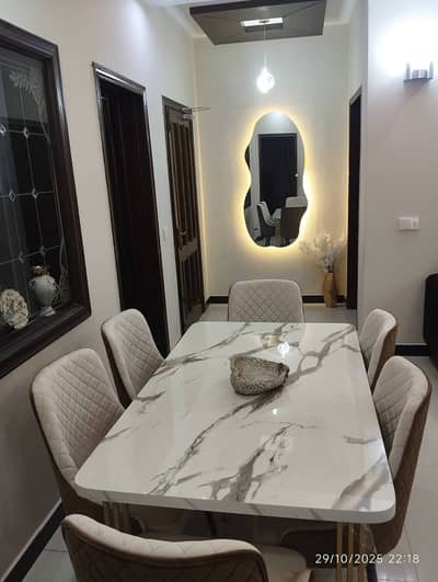 8 Marla fully furnished upper portion available for rent bahria town Lahore Rafi block