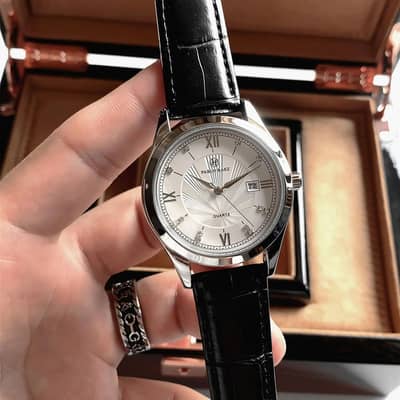 Men's Simple Quartz Watch with Leather Strap