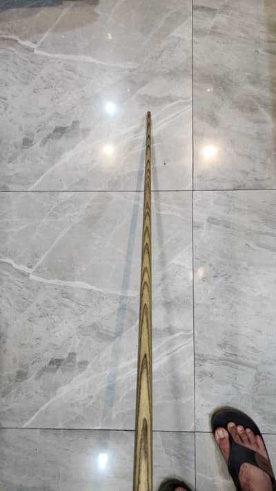 snooker stick with bag, extension and new tip